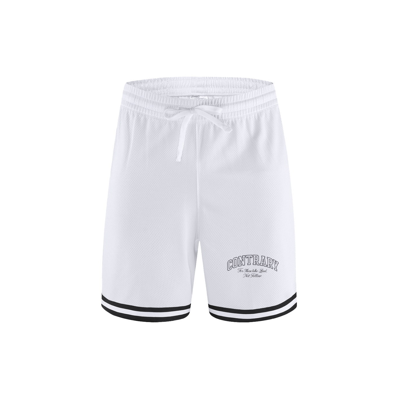 Classic Stripe Trim Basketball Shorts