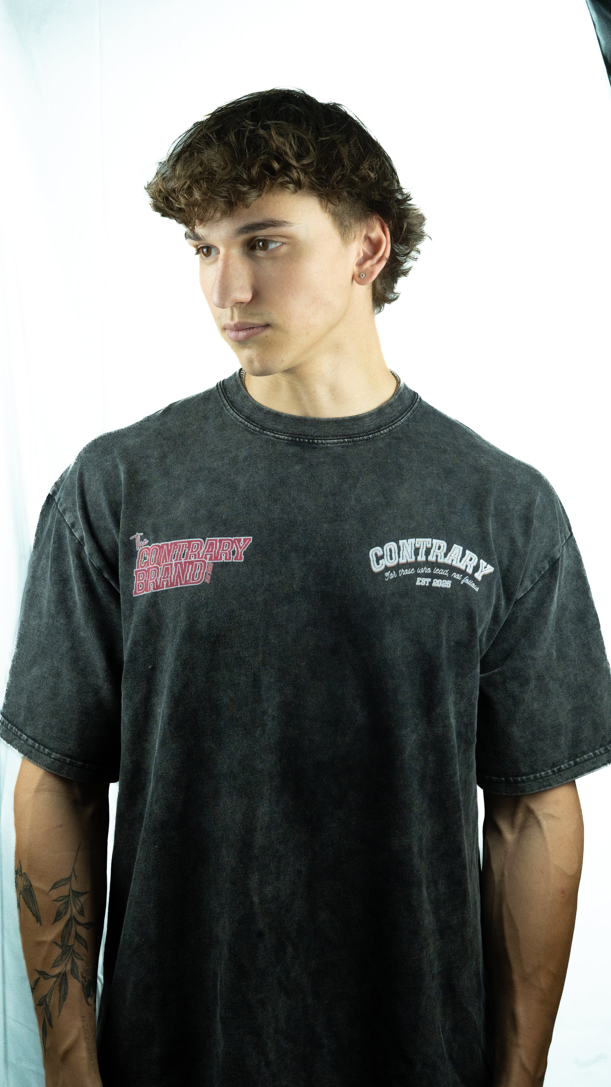 Acid Washed "Solitary" Tshirt