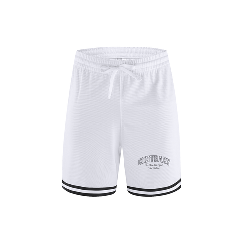 Classic Stripe Trim Basketball Shorts