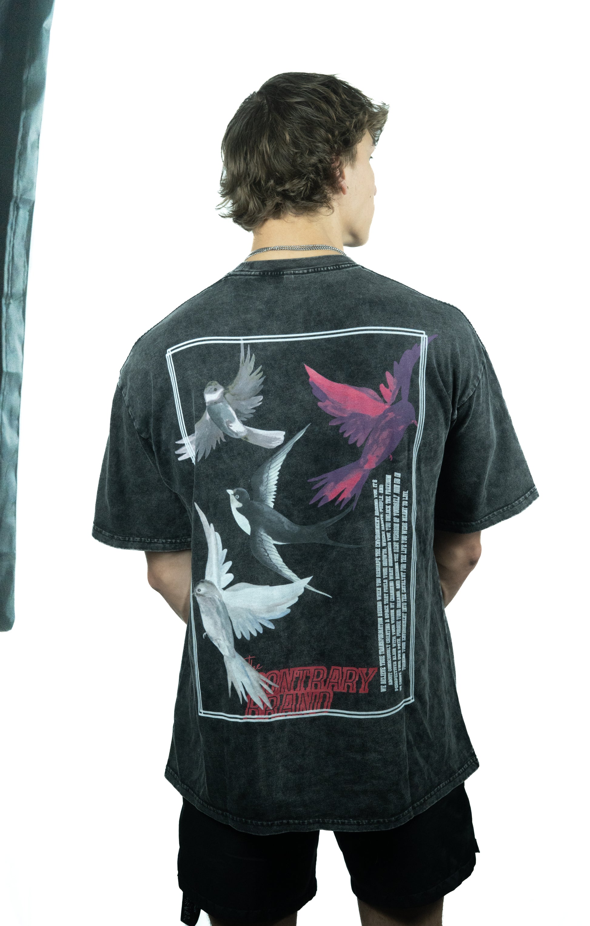 Acid Washed "Solitary" Tshirt