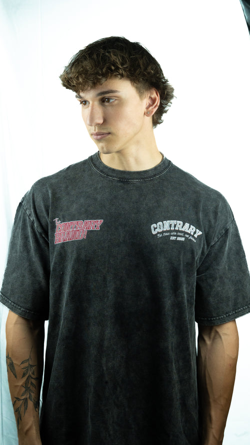 Acid Washed "Solitary" Tshirt